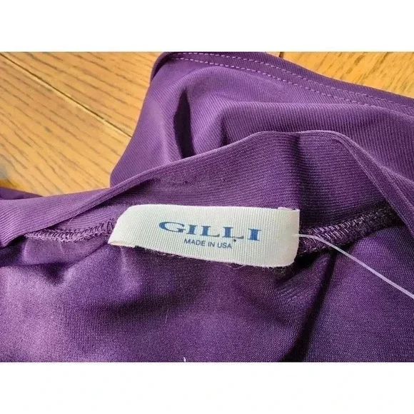 NWT Gilli Lidia Dress Dark Purple Plus Size 2X - Picture 5 of 7